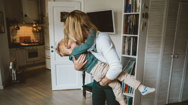 Mother and Child embracing