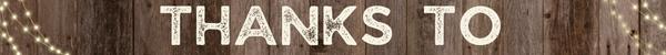 Thank to